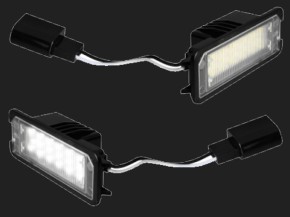 dectane LED Kennzeichenleuchten VW Golf 4/5, Eos, Lupo, Polo, Passat, Scirocco, New Beetle, Phaeton   