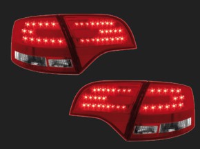 dectane LED Rückleuchten Audi A4 Avant B7 04-08 red/clear