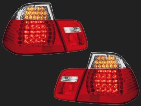 dectane LED Rückleuchten BMW E46 Lim. 98-01 red/crystal 4-teilig