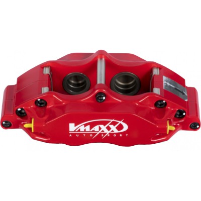 V-MAXX Bremssattel in ROT einzelnd passend für alle V-MAXX Big Brake Kits 330mm für Nummer 24C VM 02 (Austausch)