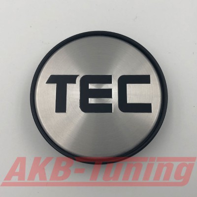 TEC Nabenkappe in silber/ Logo schwarz für GT2 EVO, GT6 EVO, GT7, GT8, GT-EVO, GT-EVO-R