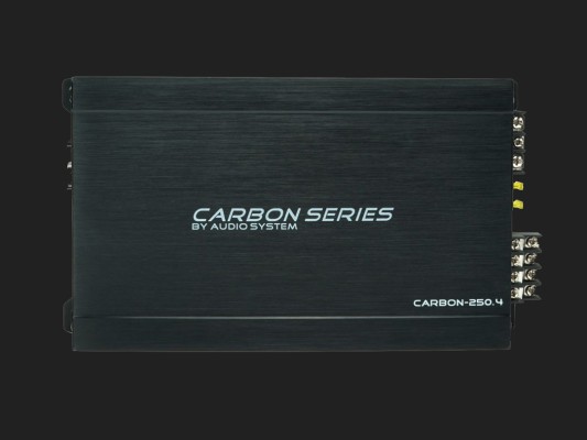 Audio System "CARBON-250.4" SERIES Verstärker 4-Kanal / 4x65Watt @ 4 Ohm Stereo