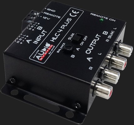 Audio System High-Low Adapter aktiv HLC4 PLUS für OEM Radios