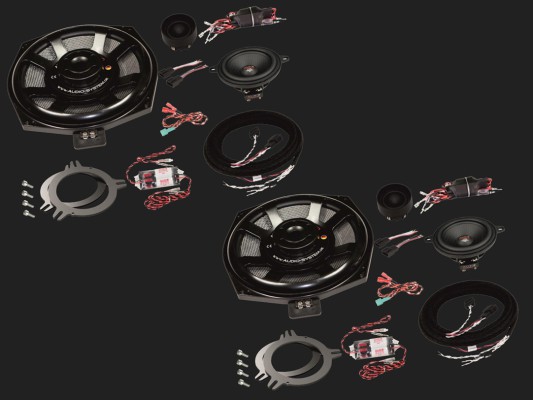 Audio System HX-SERIES 3-Wege Compo System "HXFIT BMW UNI EVO 3" für alle E, F und D Modelle von BMW