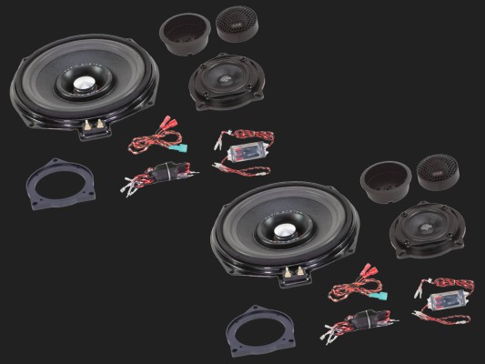 Audio System M-SERIES 3-Wege Compo System "MFIT BMW UNI EVO 2" für alle E, F und D Modelle von BMW