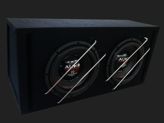 Audio System RADION SERIES Bassreflex Gehäusesubwoofer "R10 EVO BR-2" (2x25cm) MAX.Power 2x700 Watt