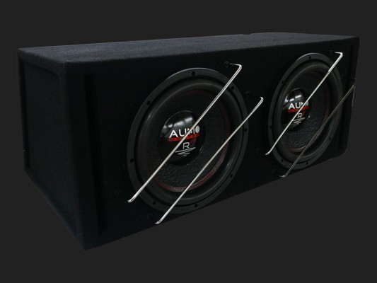 Audio System RADION SERIES Bassreflex Gehäusesubwoofer "R12 EVO BR-2" (2x30cm) MAX.Power 2x1000 Watt