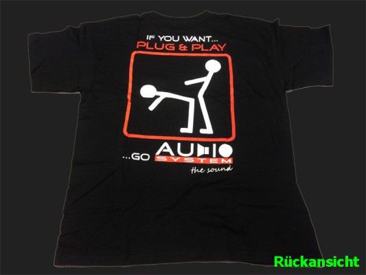 Audio System T-Shirt "Plug & play" in XL