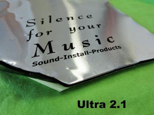 SIP "Ultra2.1" Alubutyl 2,1mm Einzelplatte 33x50cm (1 Stück)
