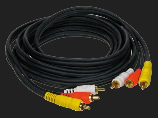 ACV A/V Kabel 3 m / 3 Stecker rot-weiß-gelb