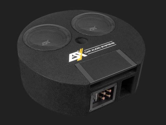 ESX DBX "DBX800Q" 2x20cm(8") Dual-Bassreflex-System für die Reserveradmulde max. 800Watt