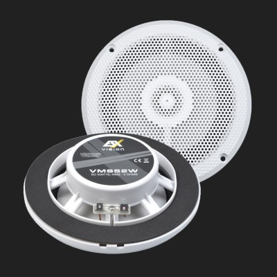 ESX "VMS52W" 13cm(5.25") Marine / Outdoor 2-Wege Koax-Lautsprecher in weiß