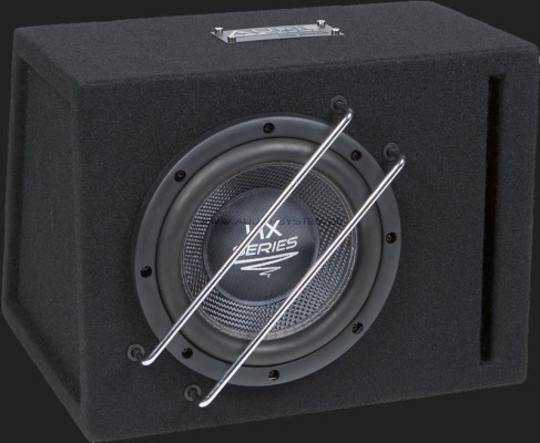 Audio System HX SERIES HIGH END Bassreflex Gehäusesubwoofer "HX 08 SQ BR" (20cm) MAX.Power 300 Watt