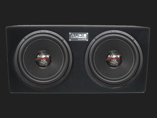 Audio System HX SERIES HIGH END Geschlossener Gehäusesubwoofer "HX12 EVO G-2" (2x30cm) MAX.Power 2x600 Watt
