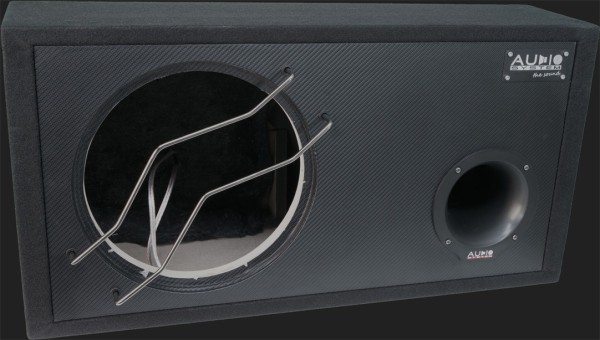 Audio System Leergehäuse "BR 12-60C" 60 Liter Bassreflex für 30cm Bass (Carbon Optik)