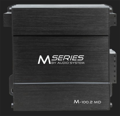 Audio System M100.2 MD SERIES 2-Kanal MIKRO-Digital-Endstufe / 2x100Watt @ 4 Ohm Stereo