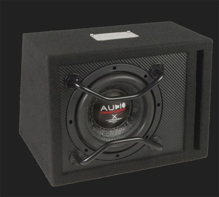 Audio System X--ION SERIES LANGHUB Bassreflex Gehäusesubwoofer "X 08 EVO BR" (20cm) MAX.Power 2x300 Watt