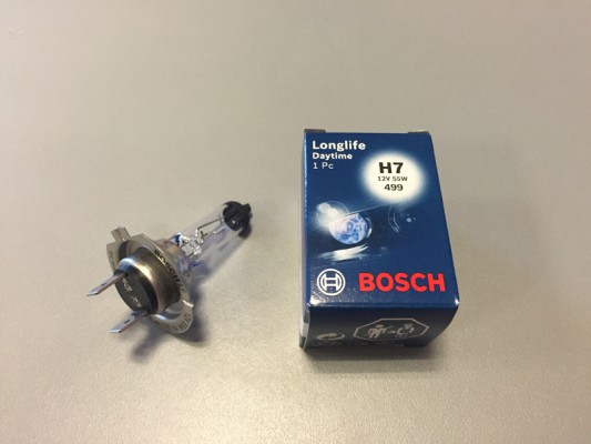 Bosch Halogen-Lampe H7 12V/55W Longlife Daytime (1 Stück)