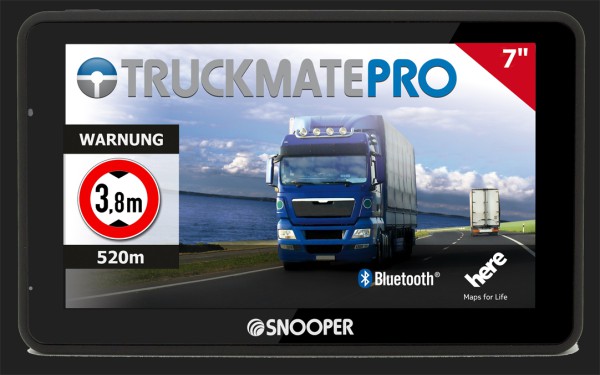 Snooper "TRUCKMATE PRO S6900" Portables LKW-Navigationssystem mit 7" (17,8 cm) Touchscreen-Display