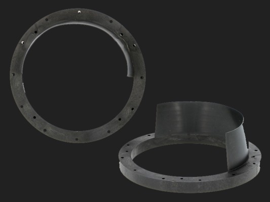 CHP 15mm Distanzring mit Wasserschutz MASSIV für 165mm Lautsprecher (2 STÜCK)