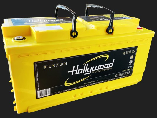 Hollywood ENERGETIC 12V DIN POWER AGM Batterie "DIN 110" 110Ah bis 6000 Watt