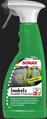 SONAX SmokeEx Geruchskiller & Frische-Spray Green Lemon (500ml)
