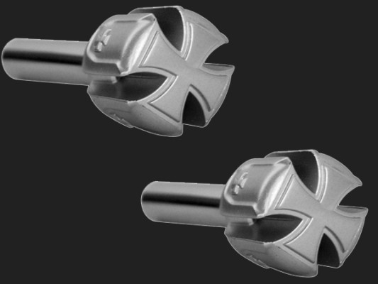 dectane Tür-Pins Eisernes Kreuz, Universal silber d=8mm