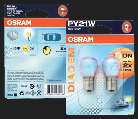 Osram Diadem Blinkerlampen Set im Blister 12V / 21W (BAU15s)