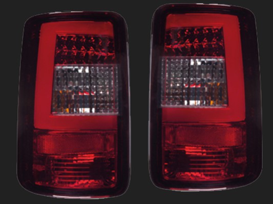 Litecinnovations LED Rückleuchten VW Caddy 03-15 red/smoke (Nur mit Heckklappe)