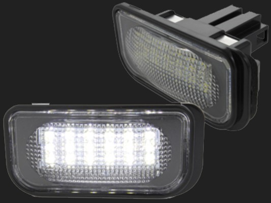 dectane LED Kennzeichenleuchten Mercedes W203 00-07 Limousine