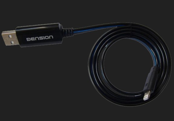 DENSION FLOWING LED USB -> Lightning Kabel (80cm) für iPhone, iPod, iPad