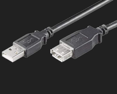 Dietz USB Kabel, Stecker A auf Buchse A, Länge 1,80 m
