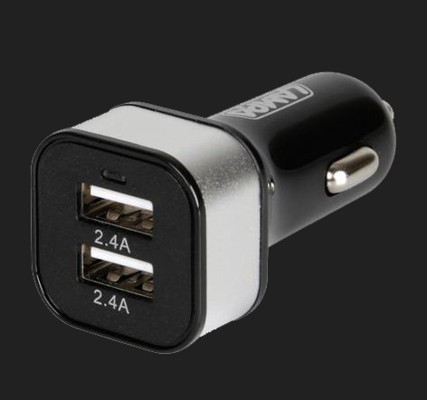 LAMPA USB Universal "Fast Charger" 12V/24V mit 2X USB (4,8A)