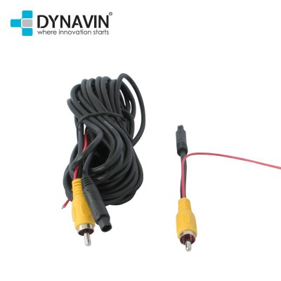 DYNAVIN 6m Cinchkabel mit integriertem Stromkabel für Rückfahrkameras