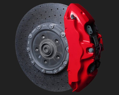 Foliatec Bremssattel Lack Set in racing rosso (rot) ausreichend für 4 Bremssättel