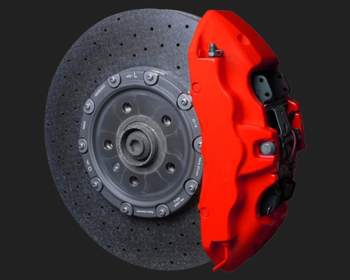 Foliatec Bremssattel Lack Set in racing rosso matt (rot) ausreichend für 4 Bremssättel