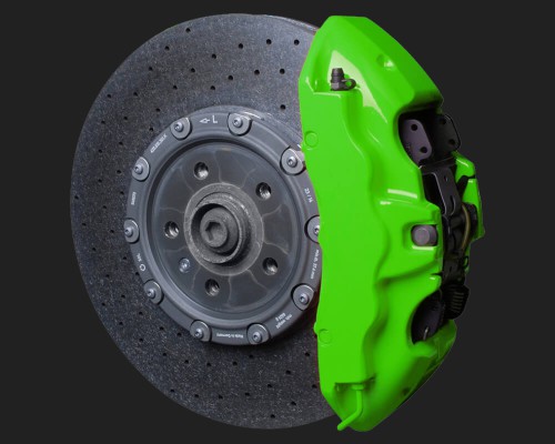 Foliatec Bremssattel Lack Set in neon grün ausreichend für 4 Bremssättel