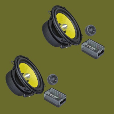 GROUND ZERO TITANIUM "GZTC 130.2X" 130 mm 2-Wege Komponenten-Lautsprechersystem