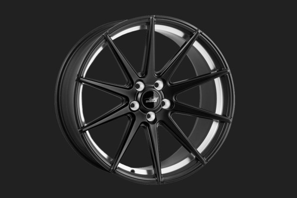 Alufelge Elegance Wheels "E1 Concave" in 8,5 X 19" satin black undercut polish (5-Loch)