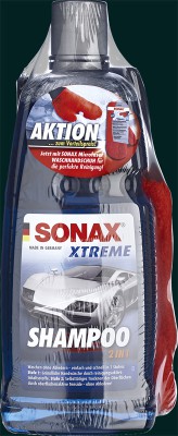 SONAX XTREME Shampoo 2 in 1 mit Microfaser WaschHandschuh