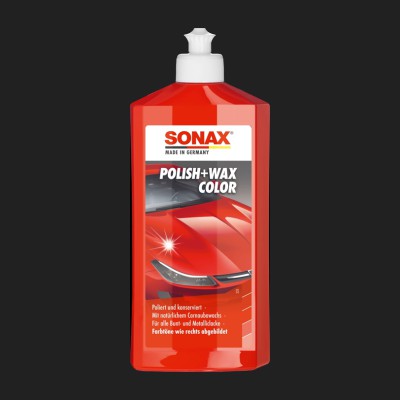 SONAX Polish+Wax Color rot (500ml)