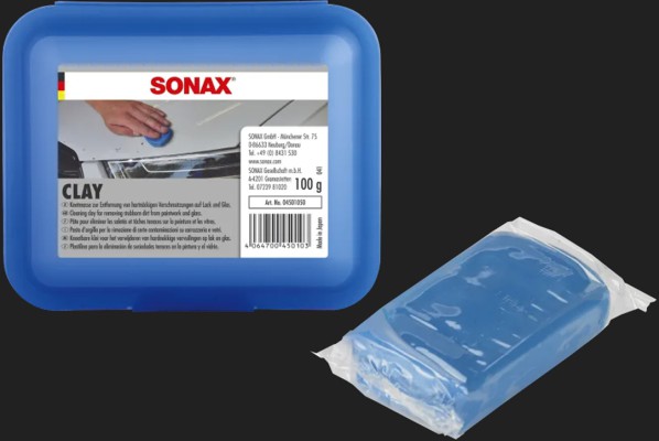 SONAX Clay blau Lackpeeling 100g (ReinigungsKnetmasse)