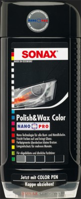 SONAX Polish & Wax Color NanoPro schwarz (500ml)