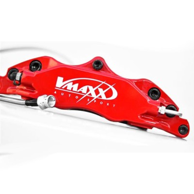 V-MAXX Bremssattel in ROT einzelnd passend für alle V-MAXX Big Brake Kits 330mm mit Nummer 24C VM 01 (Austausch)