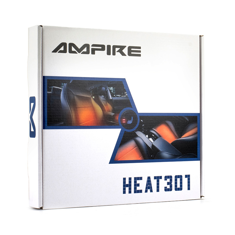 AMPIRE Sitzheizung HEAT301 universal 3-stufig schaltbar für 12 Volt (Für  einen Sitz)-AMP-HEAT301