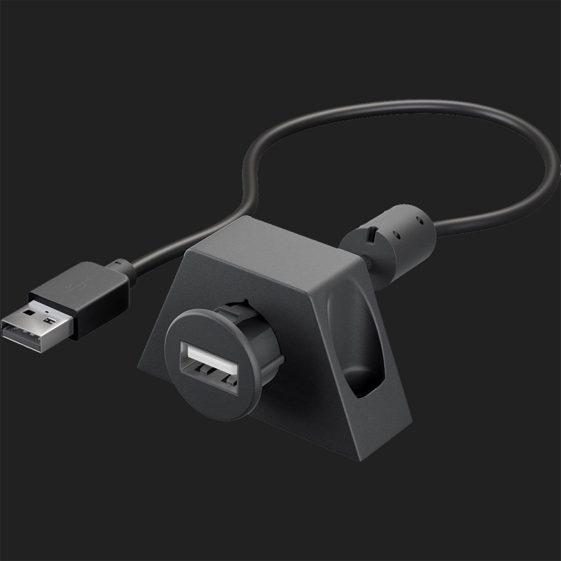 AMPIRE USB-Einbaubuchse mit 60cm Kabel
