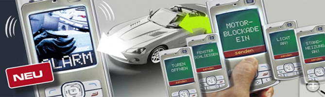PKW Alarmsysteme mit Handybenachrichtigung PKW Alarmsysteme mit Handybenachrichtigung