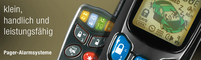 PKW Alarmsysteme mit Pager PKW Alarmsysteme mit Pager