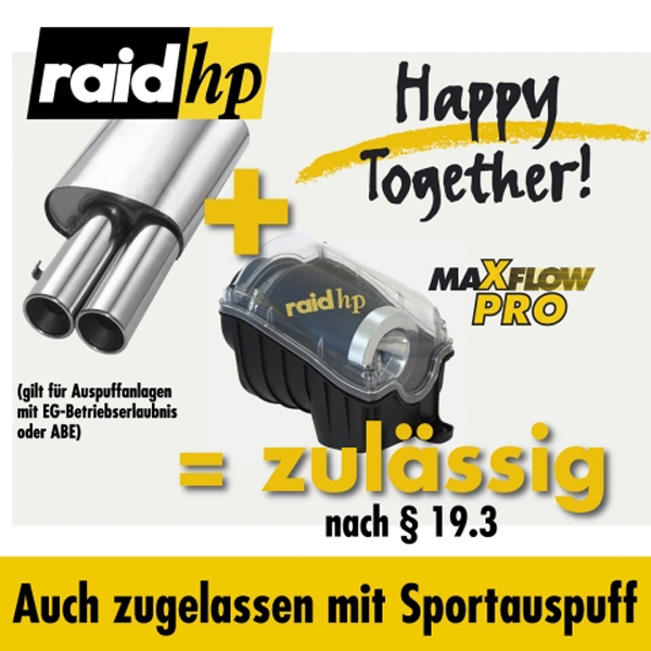 raid hp Sportluftfilter MAXFLOW PRO Audi Seat Skoda VW 52101 (Liste siehe  Details !)-RDI-521001