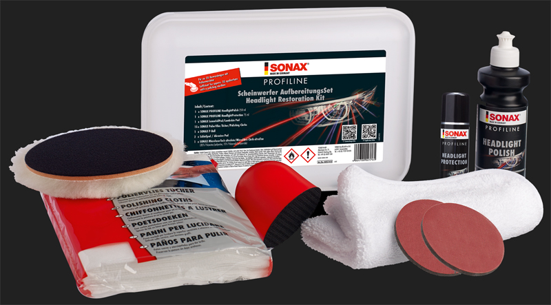 SONAX PROFILINE Scheinwerfer Aufbereitungs Set